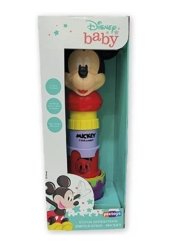 Disney Baby Copos Divertidos Empilháveis Mickey Yestoys