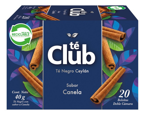 Té Club Canela 20 Un