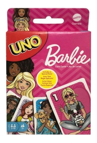 Uno Mattel Edicion Barbie Importado