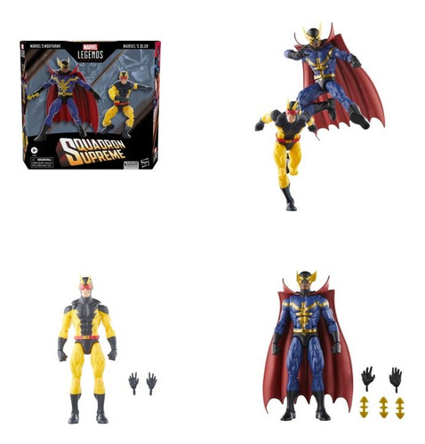 Marvel Legend Squadron Supreme Nightawk Vs Blur