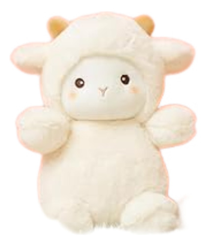 Juguetes Para Peluche Pretty Cute Polk Lamb Doll De Oveja