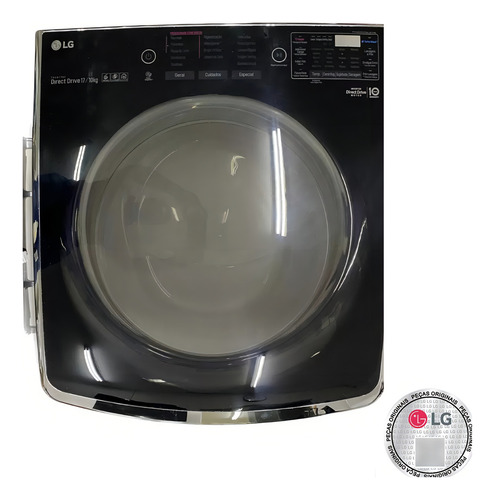 Porta Frontal LG Lava E Seca Modelo Wd17vts6
