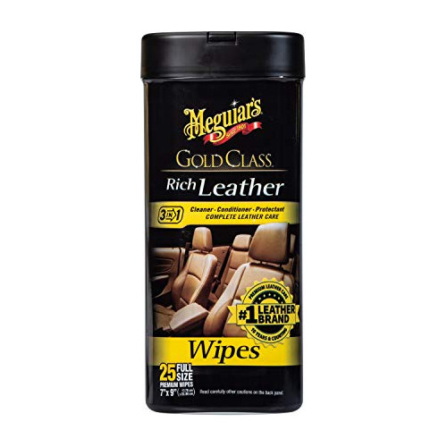 G10900 Gold Class Rich Leather Wipes, 25 Wipes