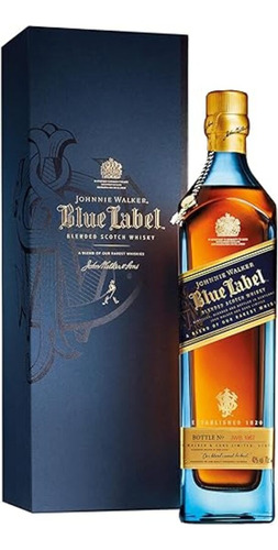 Whisky Johnnie Walker Etiqueta Azul 750 Ml Crystal Pak