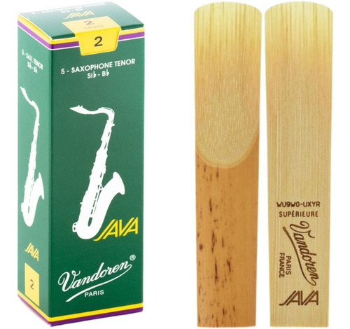 2 Palheta Sax Tenor Vandoren Java N 2 Original Profissional