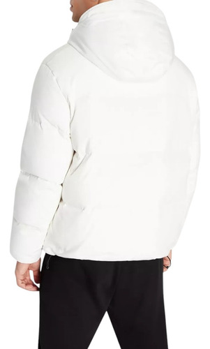 Chamarra Armani Exchange Blanca Para Hombre - Original