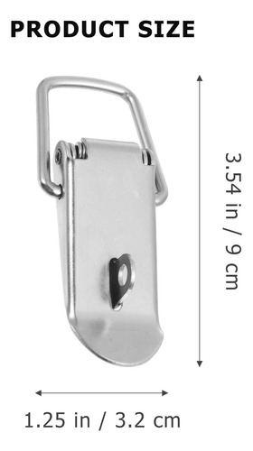 Maleta Spring Claw Toggle De Madera Con Cierre De Caja, 8 Ju