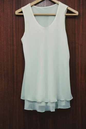 Vestido Corto / Blusa Larga Noche Fiesta Capas T M V.urquiza