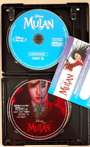 Aladdin + Lion King + Mulan - 4k Ultra Hd + Blu-ray Original
