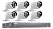 Comprar Kit Camaras Seguridad Hikvision 8 Ch + 6 Camaras Bullet