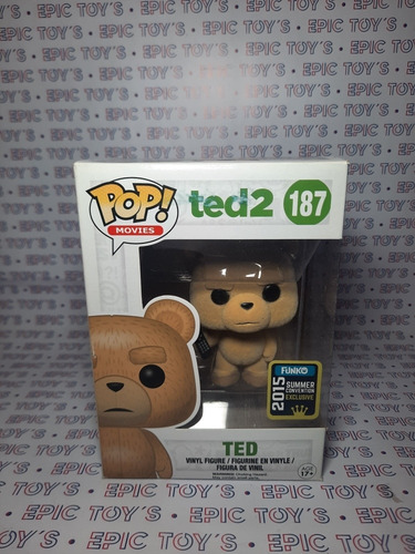 Funko Pop Ted 2 Flocked Edicion Especial Convención (Usado)