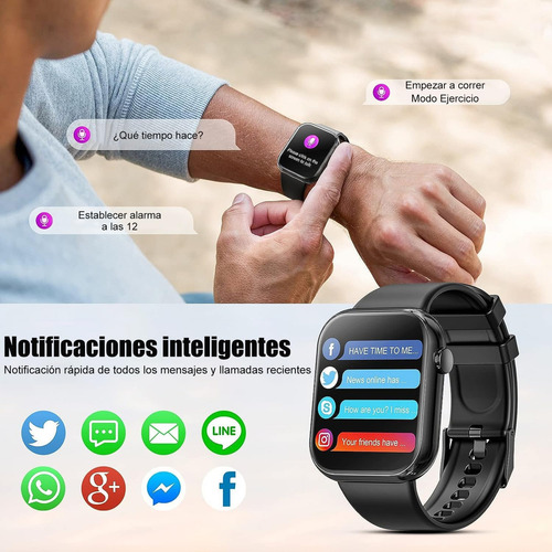 Smartwatch Reloj Inteligente Hombre - Llamadas Bluetooth