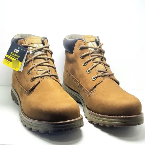 Borcego Caterpillar Hombre Founder Cuero Marron Bota Augusto