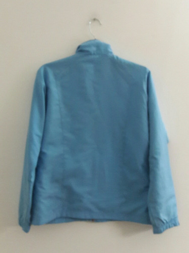 Imagen 2 de 3 de Chaqueta Vintage Marca adidas Talla M Color Celeste
