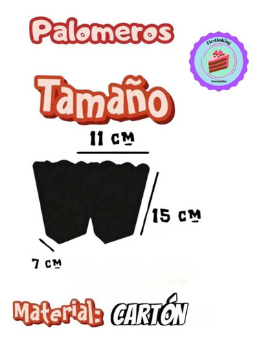 Kit Platos, Vasos Y Palomeros Para 10 Invitados Personajes Manchas Vaca