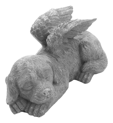 Estatua Tallada En Forma De Cruz Para Perro, Ángel Y Mascota