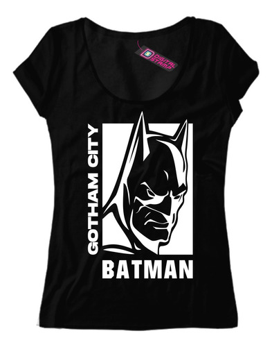 Remera Mujer Batman Gotham City T27 Dtg Premium