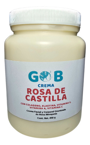 Crema De Rosa De Castilla Ozonizada - Gob - 450 G