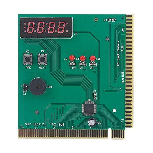 Tarjeta Diagnostico Para Placa Base Pc Analizador Pci Isa 4