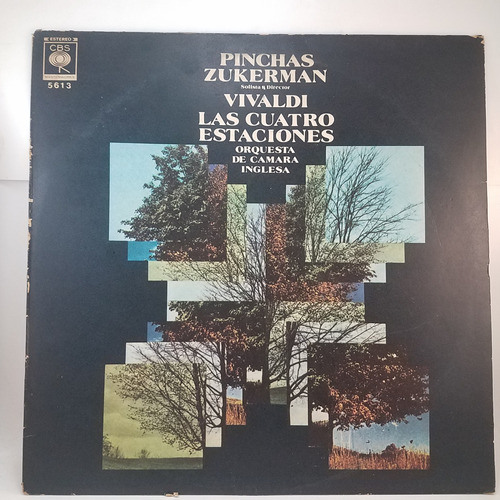 Vivaldi - Las 4 Estaciones - Pinchas Zukerman - Vinilo  Ex