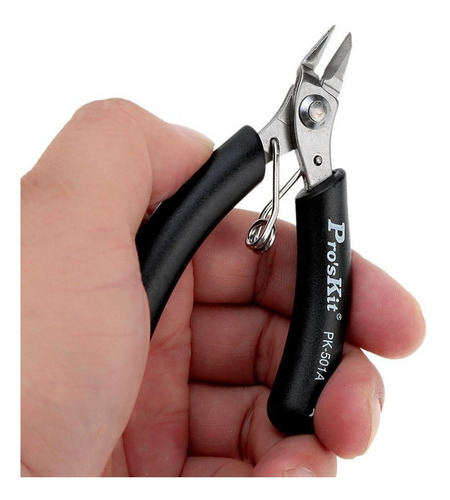 Alicate De Precisión Pinza Proskit 1pk501a De Acero Para Corte En Electrónica Y Trabajos Delicados