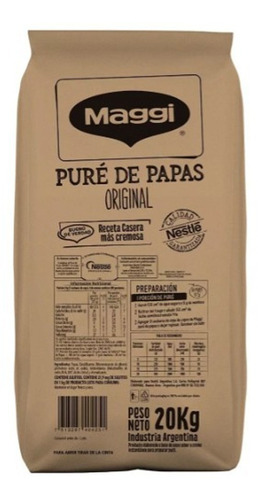 Puré De Papas Maggi Original Nestlé Instantaneo Bolsa X 20kg