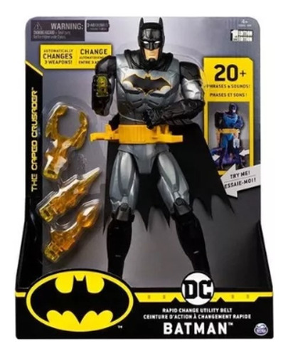 Batman Figura Articulada 30cm Luz Sonido Orig Dc+ Packaging!