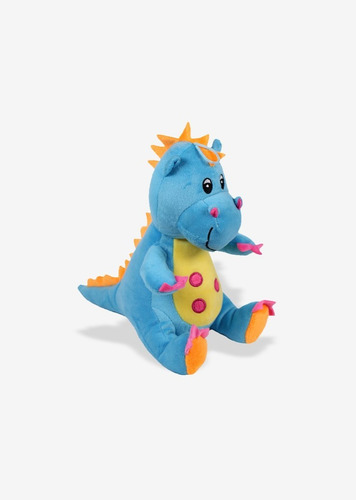 Tierno Dragón Dino Nino Azul Peluche 26cms Azul