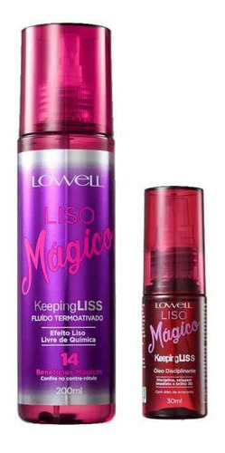 Lowell Liso Mágico Kit 2 Produtos