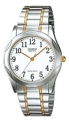 Reloj Hombre Casio Mtp-1275sg | Original Color De La Correa Plateado Color Del Bisel Plateado Color Del Fondo Blanco