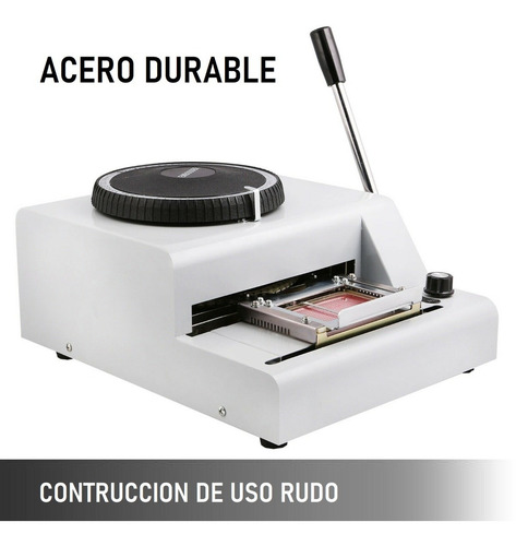 Máquina Embosadora De Tarjetas De 72 Caracteres