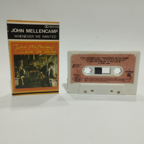 John Cougar Mellencamp Whenever We Wanted Cassette Mercury 