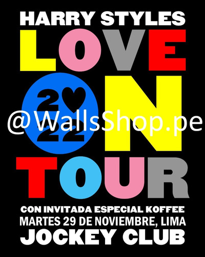Poster Digital Love On Tour / Harry Styles