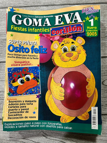 Revistas Goma Eva, Fiestas Infantiles, Cotillon 12 Vol C/u
