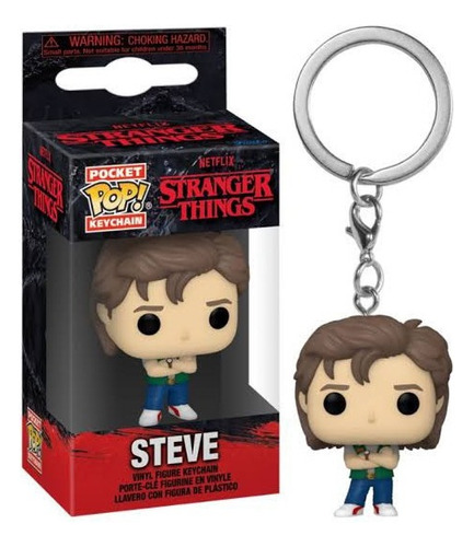 Llavero Funko Pop Steve Stranger Things Keychain Netflix