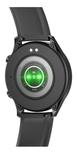 Imagen 3 de 8 de Smartwatch Imilab W12 Sport 1.32" caja 46mm de aleación de zinc black, malla black de silicona y bisel negro de plástico