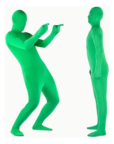 Disfraz De Cuerpo Completo Hombre Verde Unisex Para Halloween O Cosplay Adultos 