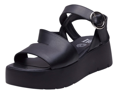 Zapato Mujer Sandalias Con Plataforma 5cms Tipo Piel