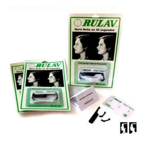 12pz Rulav Corrector Nasal Respingador De Nariz Medida Elegi