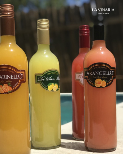 Imagen 2 de 7 de Licor Artesanal Di San Mauro X5 Lemoncello Mix