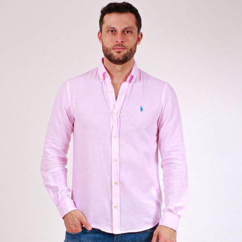 Camisa Masculina Social Linho Original - 12x Sem Juros