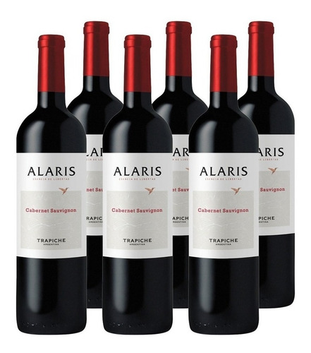 Vino Trapiche Alaris Cabernet Sauvignon X750cc Caja X6