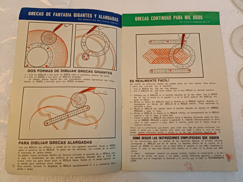 Antiguo Espirografo Lili Ledy, Incluye 21 Pzas E Instructivo (Usado)
