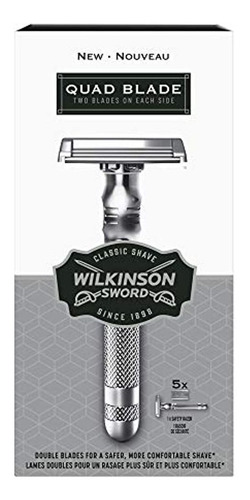 Wilkinson Sword Quad Blade Maquinilla De Afeitar Para Hombre