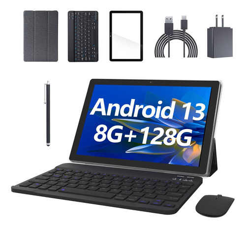 2024 Nueva Tableta Android 13 Teclado 10 Pulgadas 2 1 T...