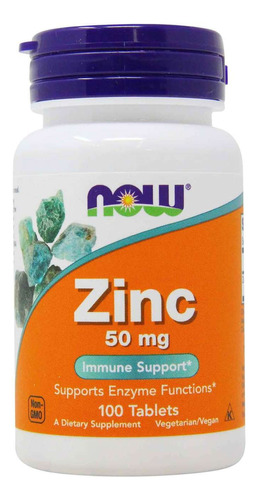 Zinc 50mg 100 Tabletas Premium Alta Potencia Inmunidad Z23