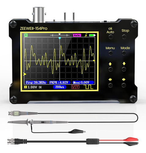 Mini Osciloscopio Digital Compatible Con Pwm /40 Mhz /18 Mhz