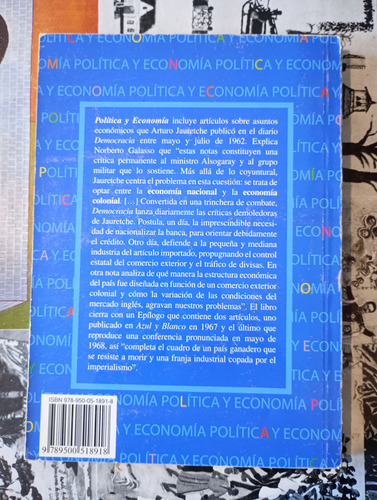 Política Y Economía - Arturo Jauretche (Usado)