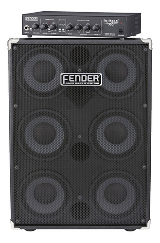 Amplificador De Bajo Fender Cabezal Rumble 350 + Caja 6x10