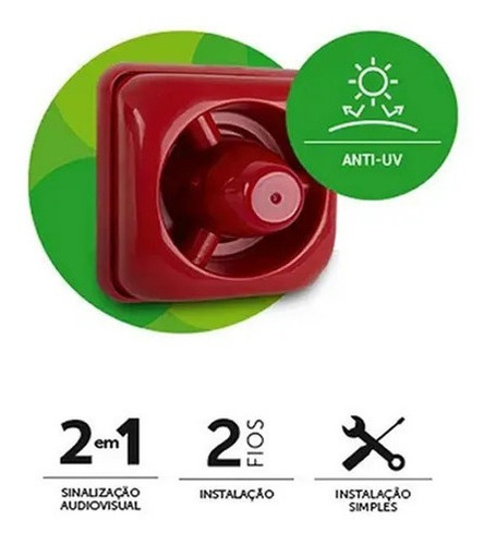Kit Amc 422 Sav 420 C Alarme Incêndio Convencional Cic 12 L
